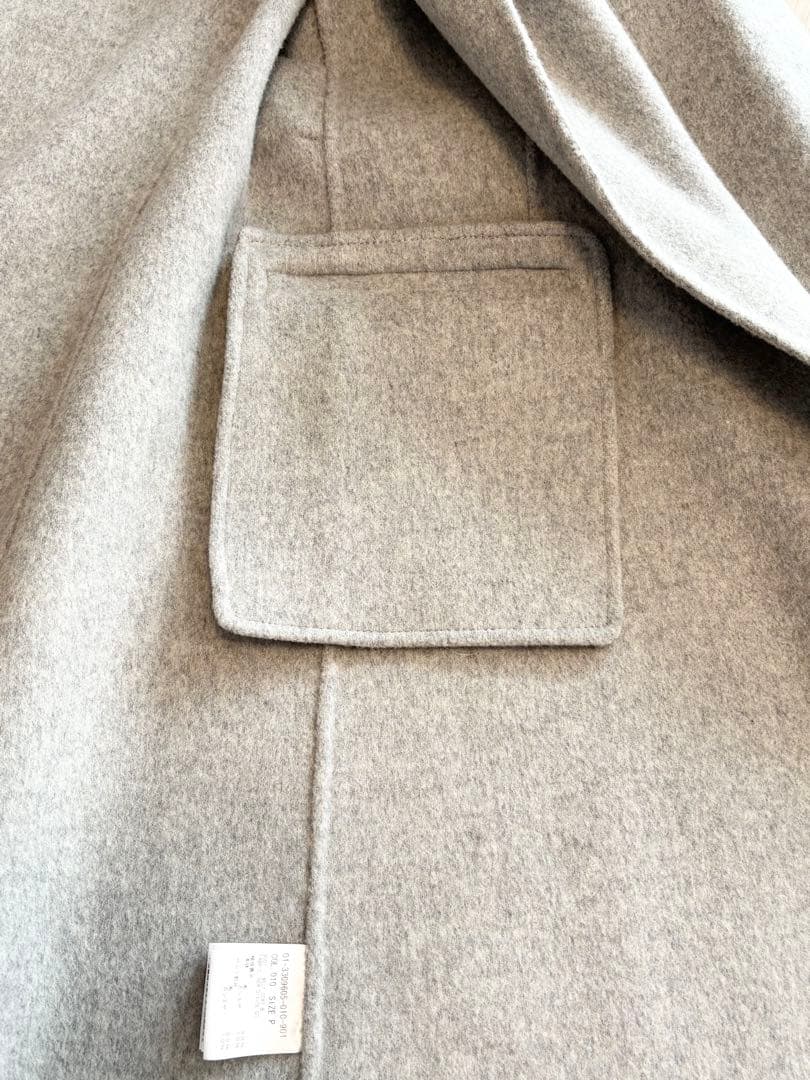 Theory セオリー カシミヤ ロングコート グレー