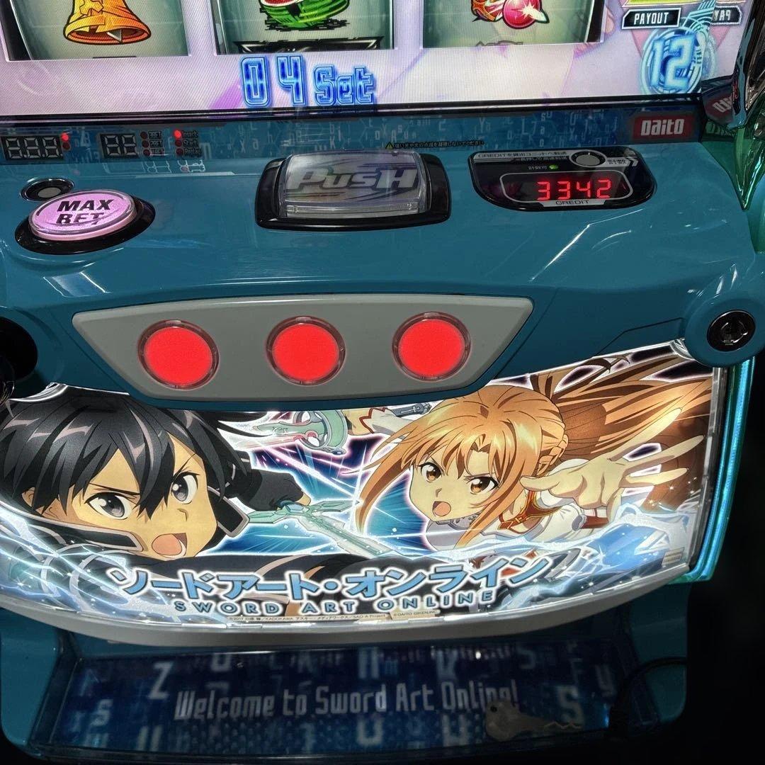 オートプレイ　実機 大都技研 SAO Ｌスロット ソードアート・オンライン