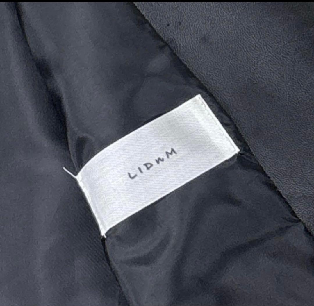 極美品✨ LIDNM シングルライダース シープスキン 羊革　ダブルジップ　L