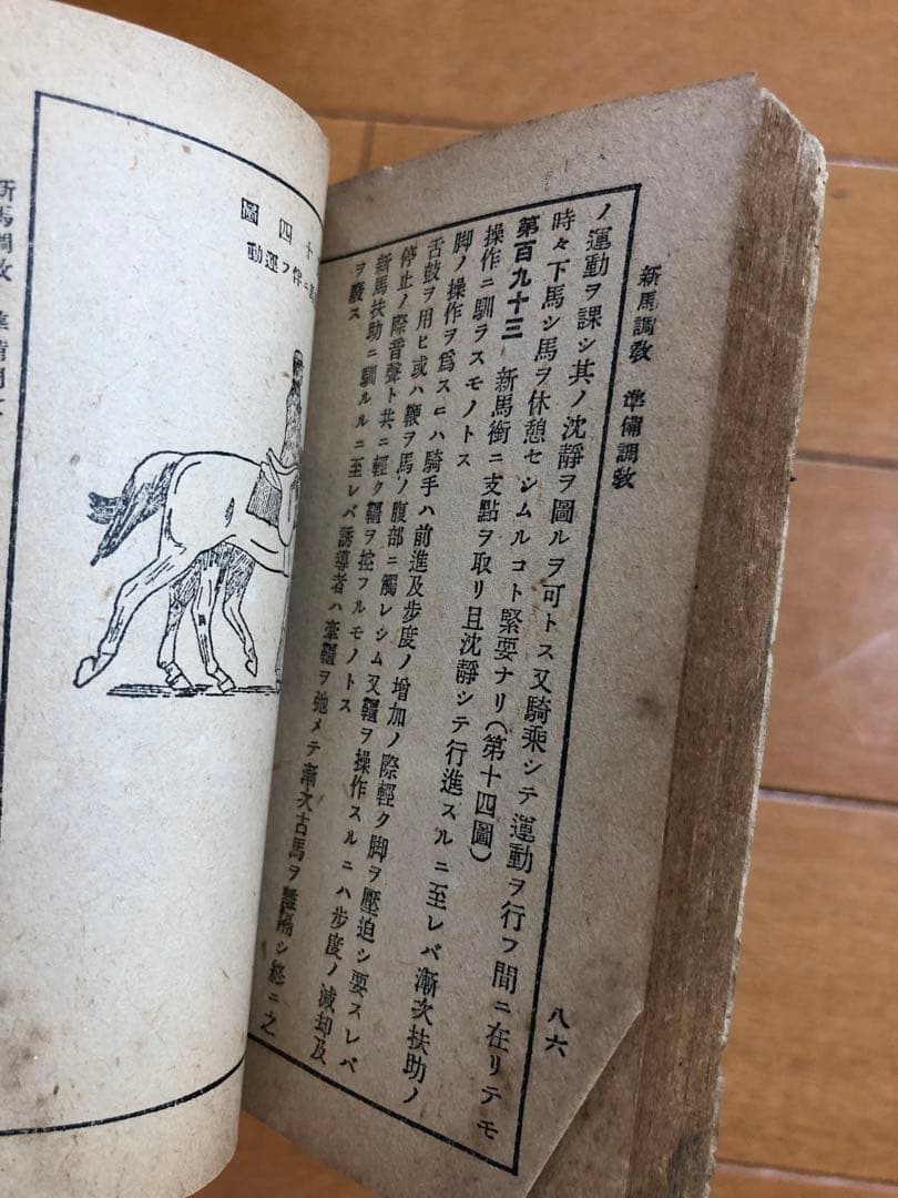 歩兵操典と馬術教範　日本軍　戦前　陸軍