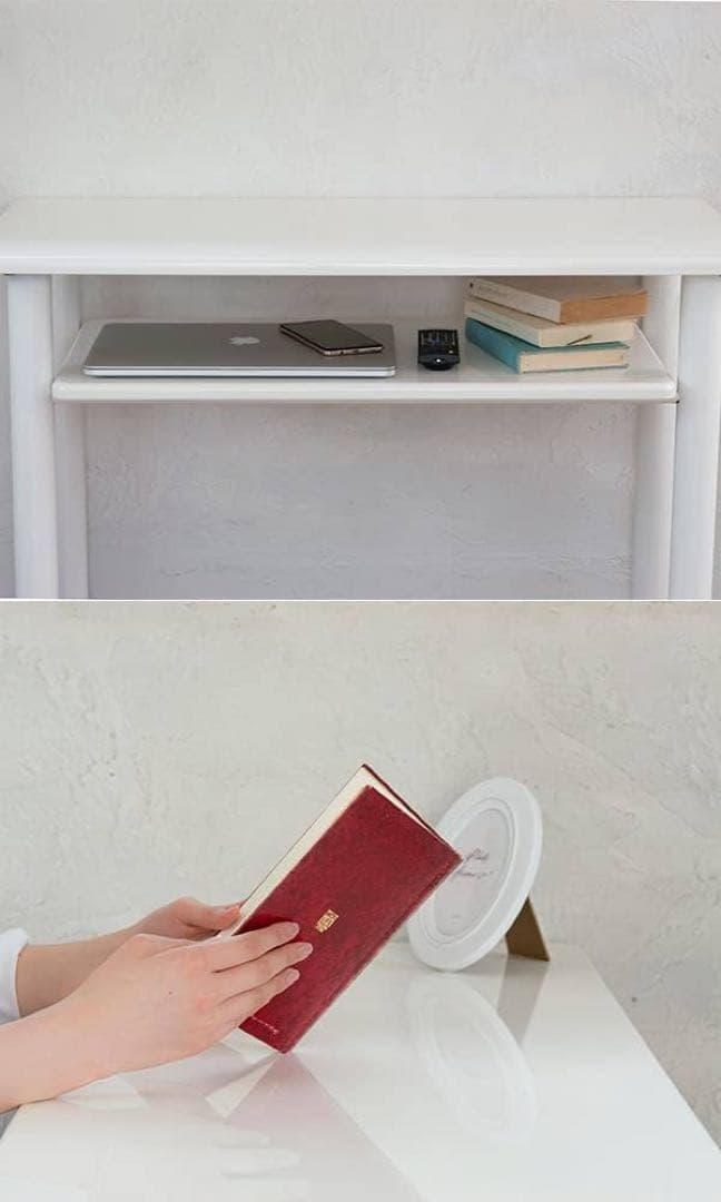 【超美品】エトゥベラ ネイルテーブル パソコンデスク　作業台 スリム コンセント