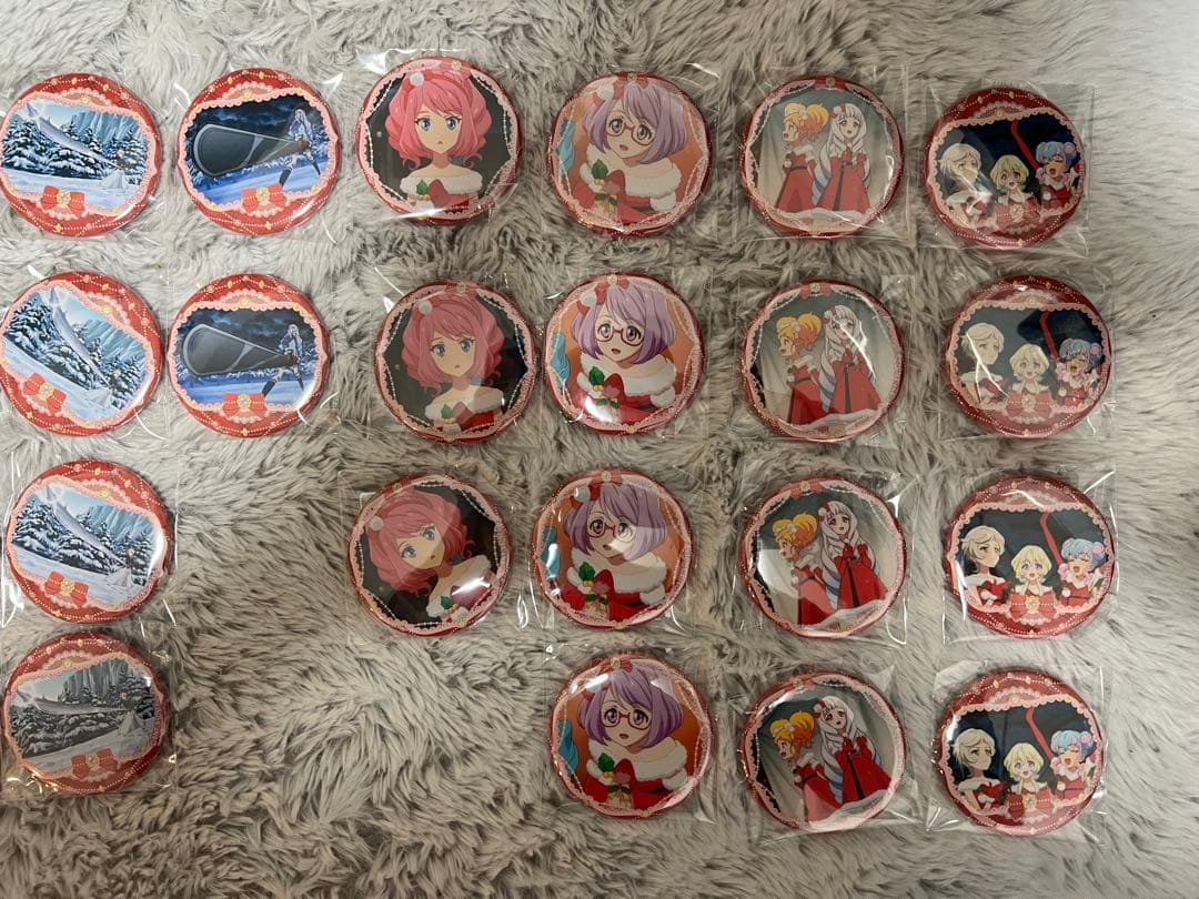 アイカツスターズ!　イオン限定　チェスクッキー　缶バッジ　37個セット