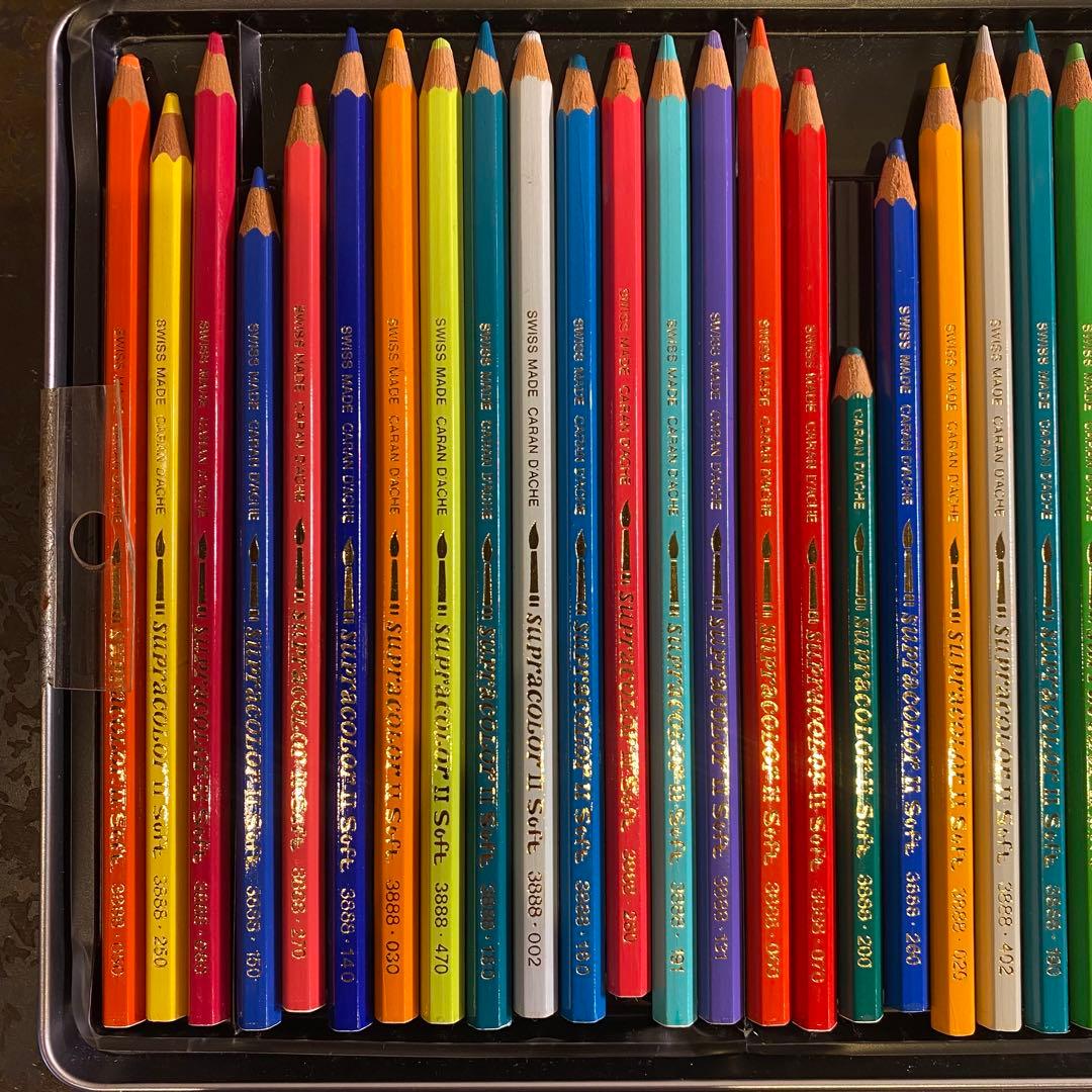 CARAN D'ACHE SUPRACOLOR Soft 80色