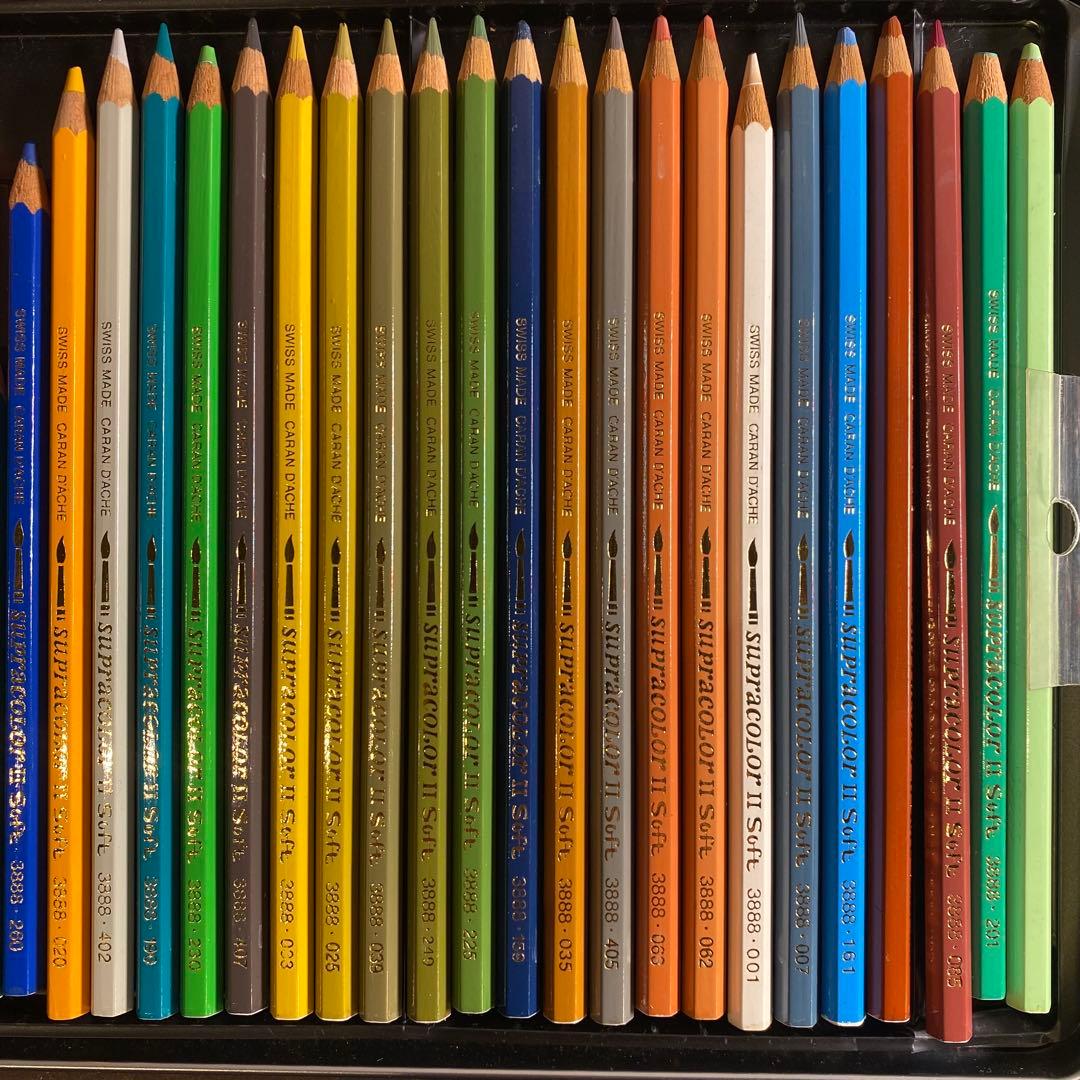 CARAN D'ACHE SUPRACOLOR Soft 80色