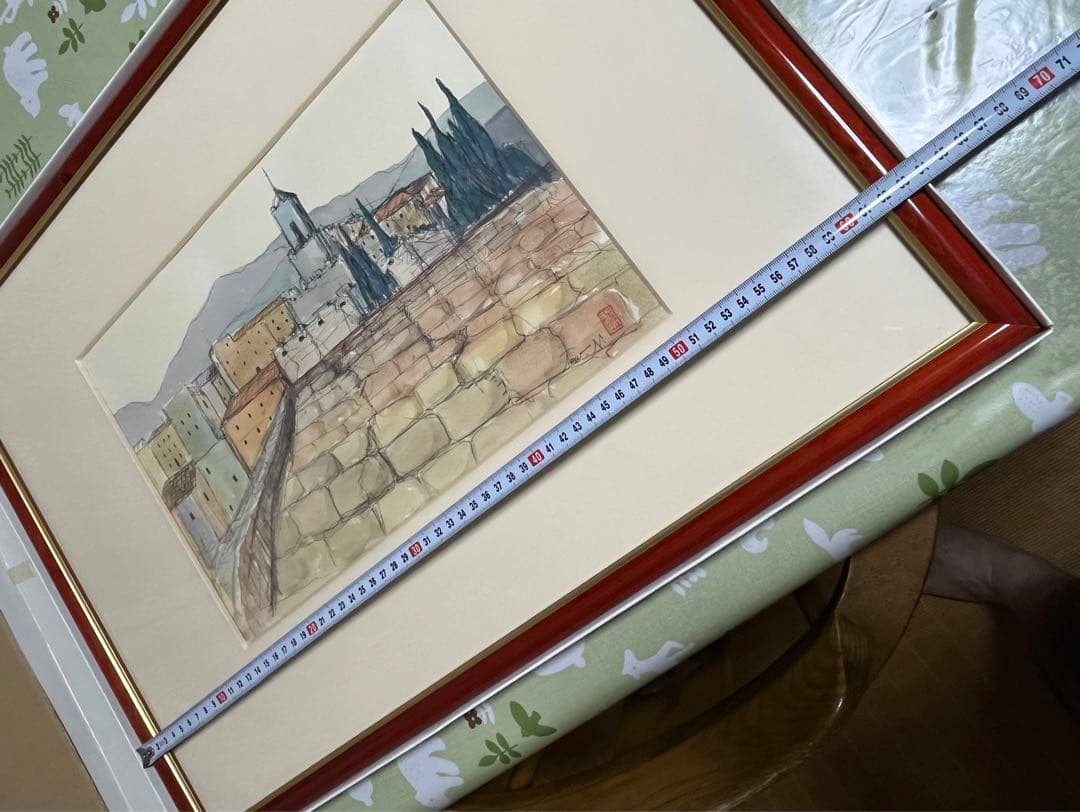 イタリヤ　城壁の残る村