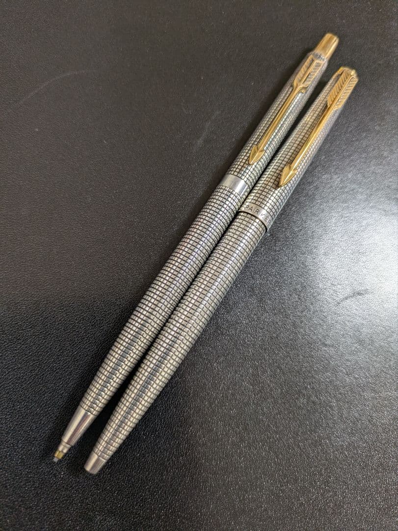 値下パーカー シズレ スターリングシルバーボールペン&シャープペンシル2本セット