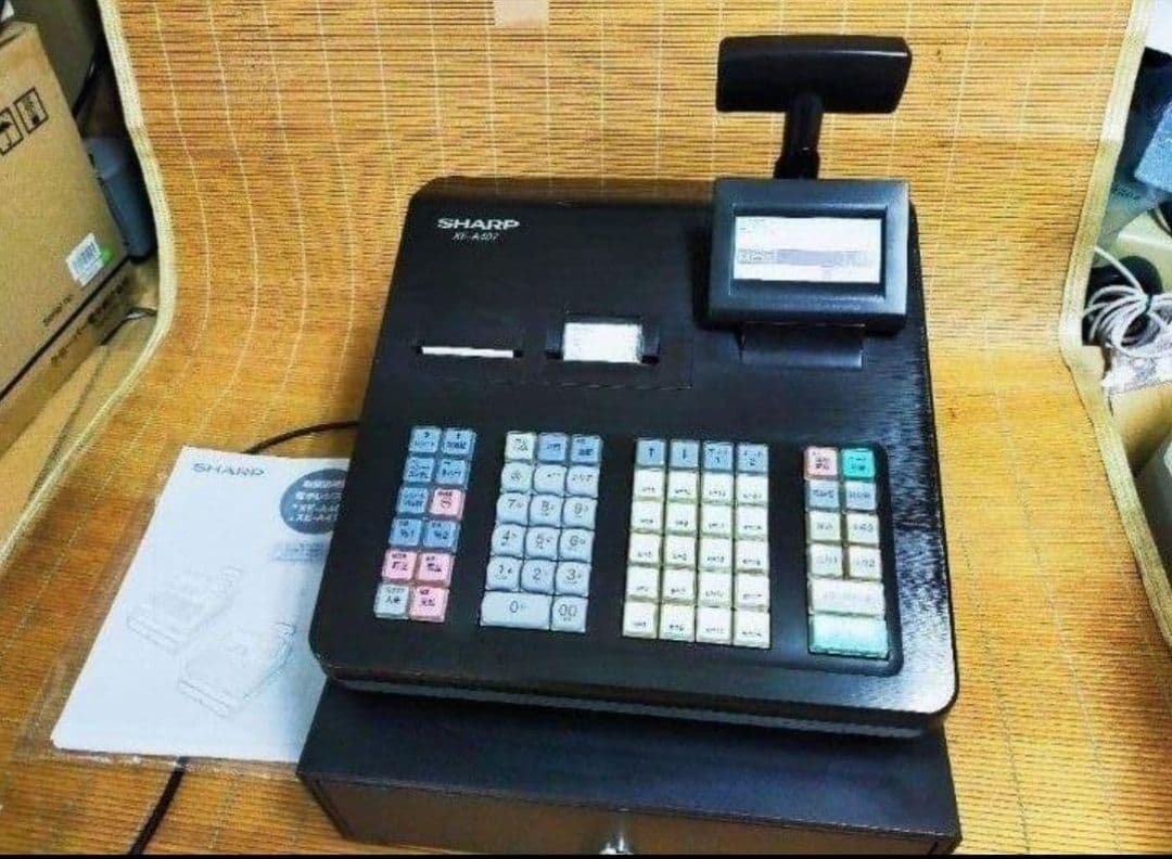 シャープレジスター　XE-A407　PC連携売上管理　上位機種　444007