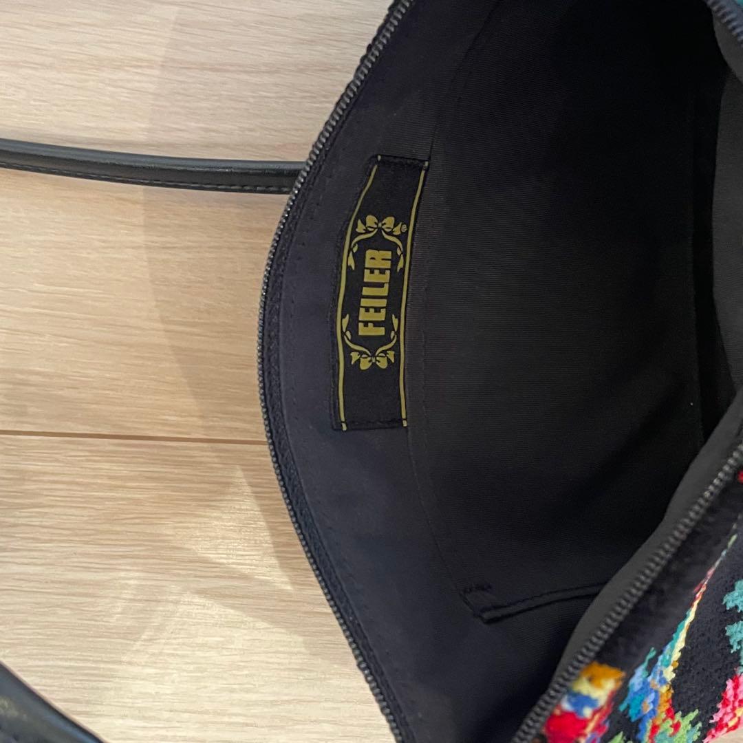 フェイラー　ハイジ　ミニポシェットショルダーバッグ　黒