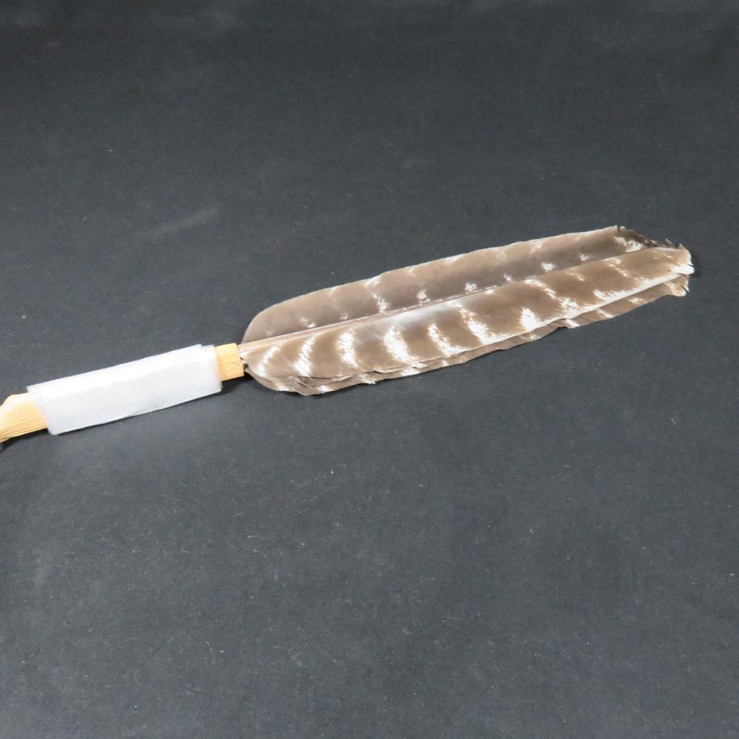 茶道具 羽箒 銘 紙箱 2本