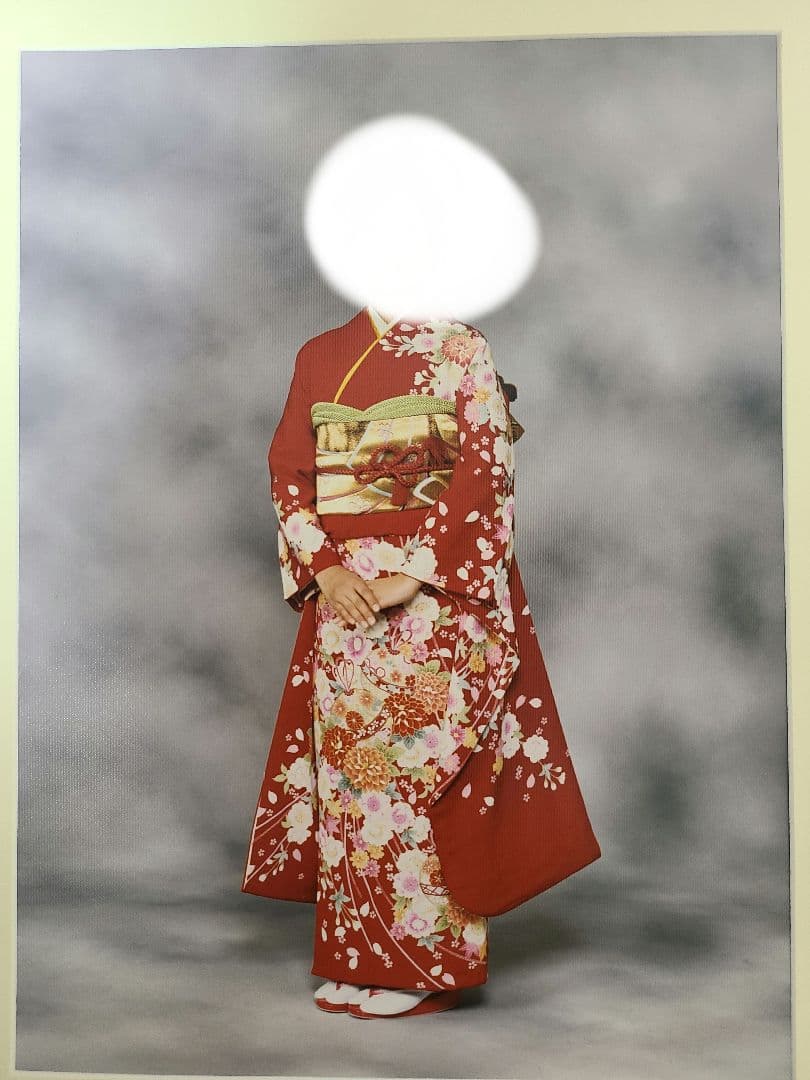 【159cm着画あります】丸昌★赤振袖セット