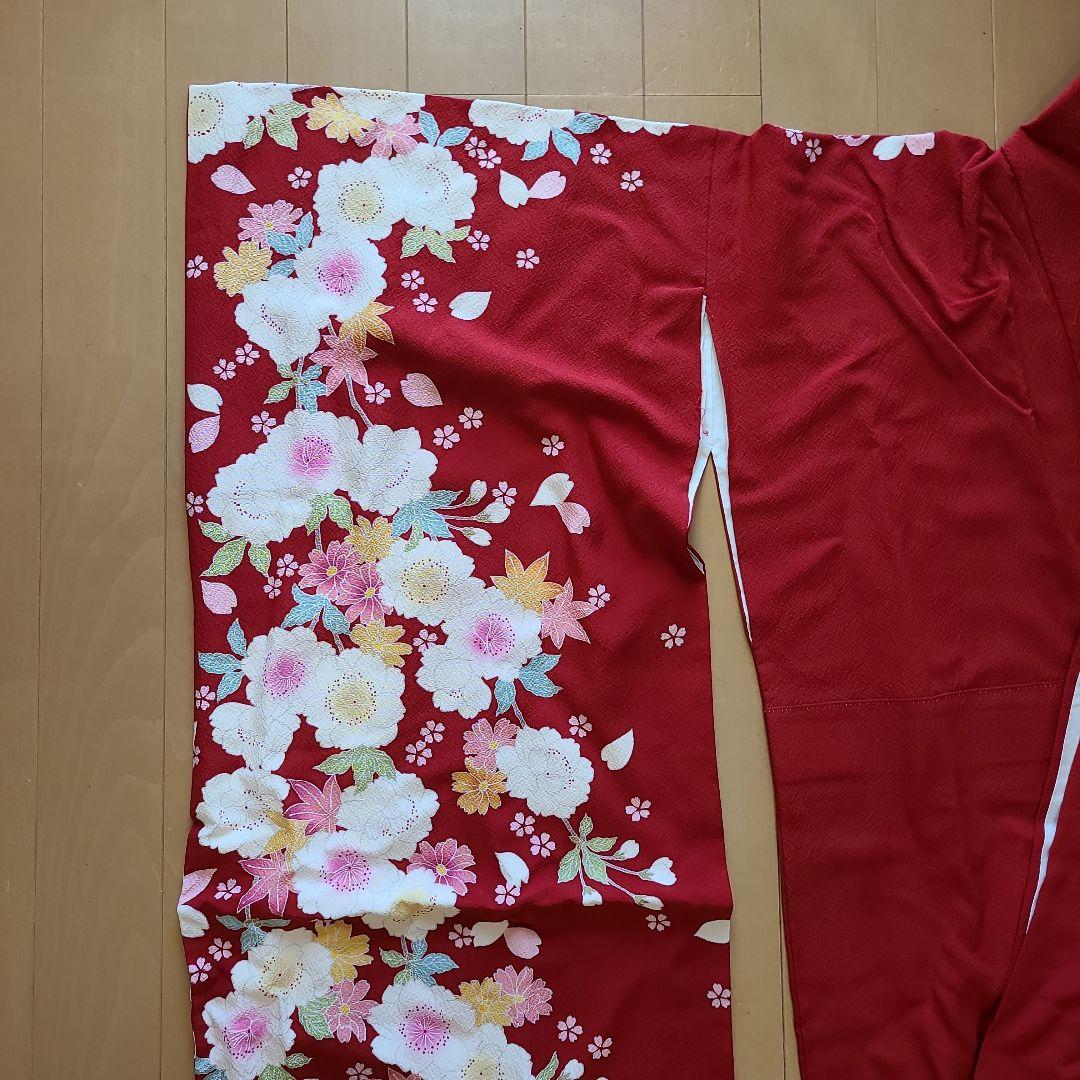 【159cm着画あります】丸昌★赤振袖セット