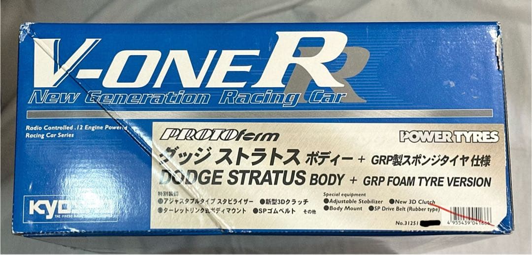 Kyosho・京商★V-ONE RRダッジ ストラトス ボディー エンジンRC車