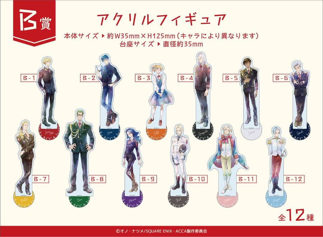 ACCA13区監察課　くじメイト　ウェブポン　アクスタ　コンプリートセット