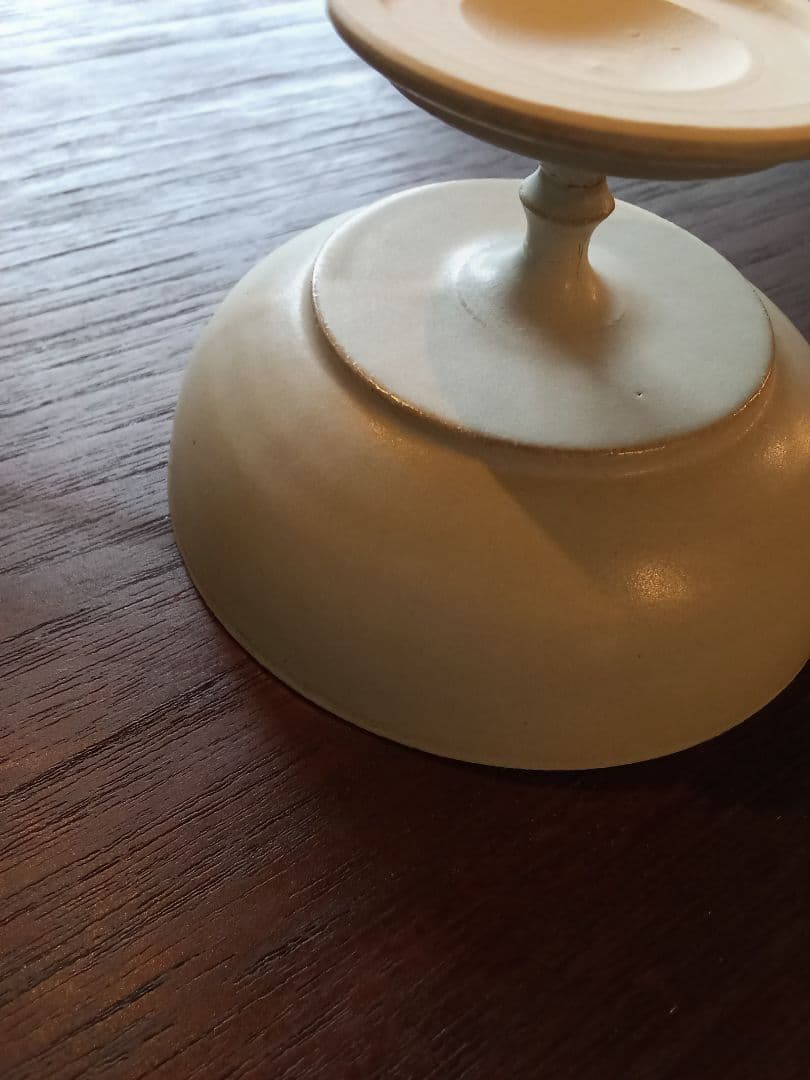 sakoyurikoサコユリコ 高脚コンポート皿 陶器製3点セット‼