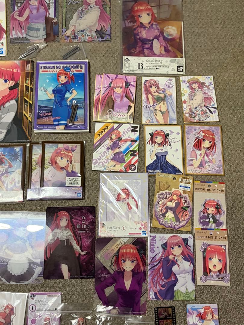 五等分の花嫁　中野二乃　グッズまとめ売り