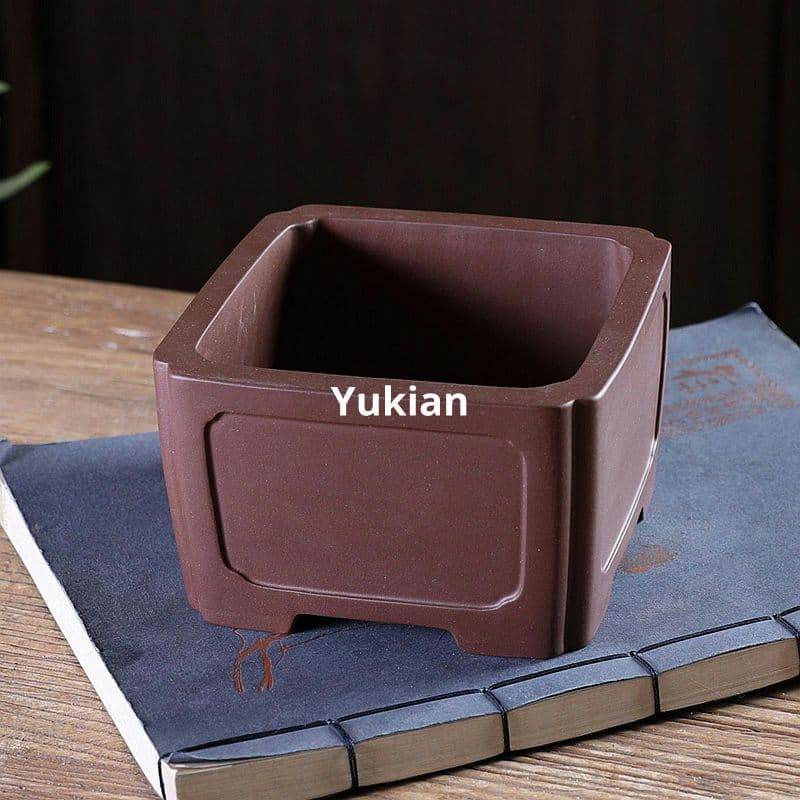 紫砂の鉢 盆栽鉢 植木鉢 小品盆栽鉢 大品盆栽鉢 台湾紫砂の鉢