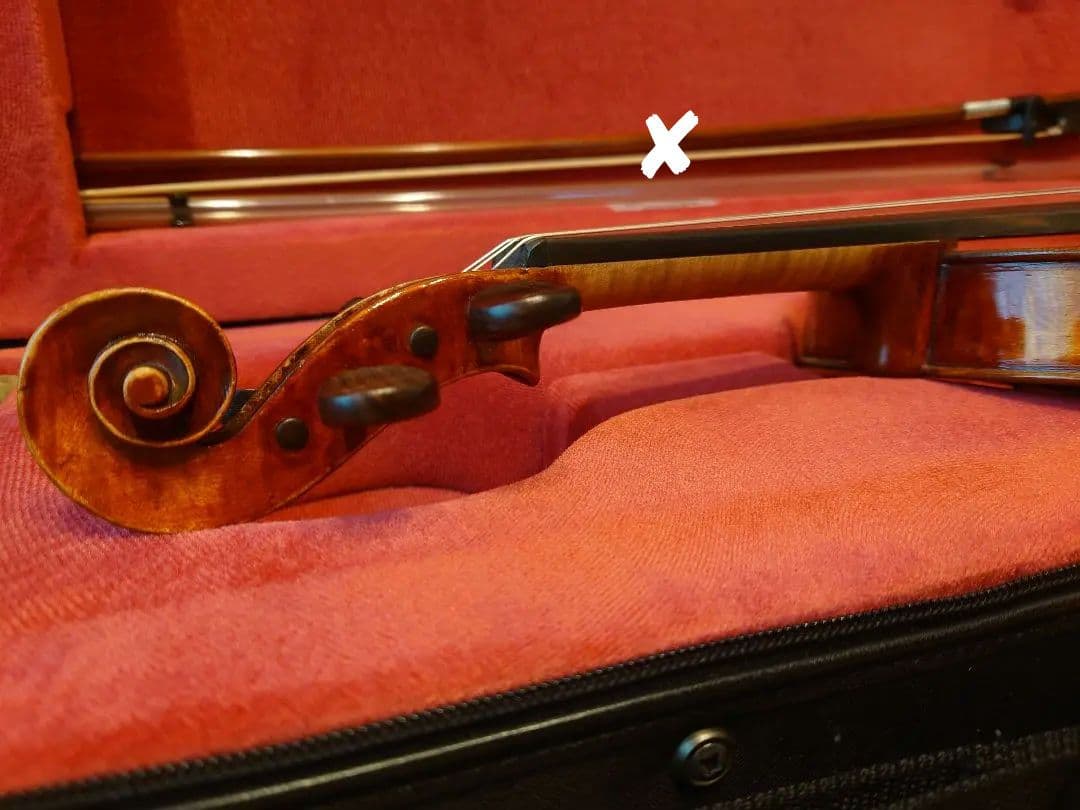 【中古良品】4/4サイズ チェコ製 オールド バイオリン セット