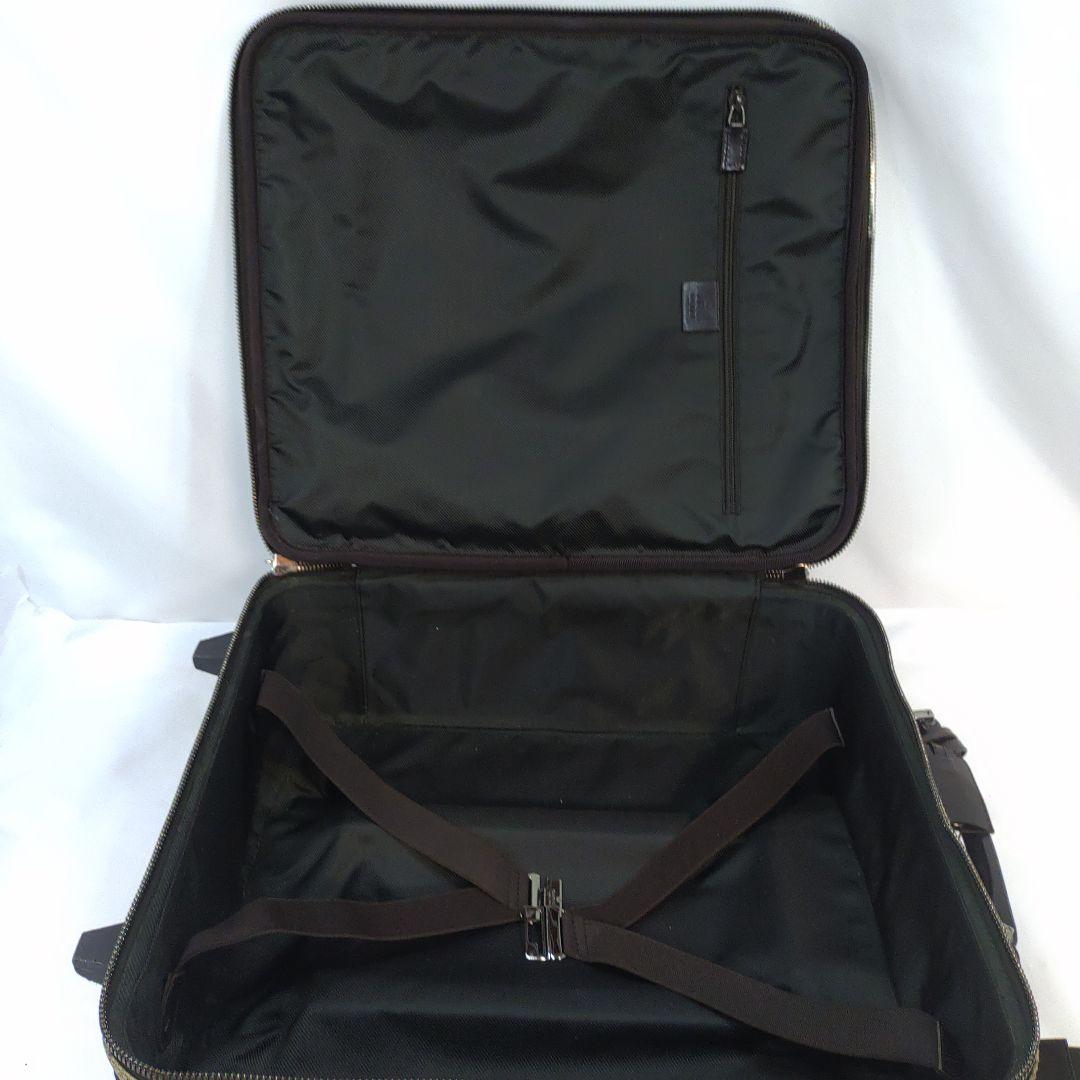 グッチ キャリーケース 旅行鞄 レザー×PVC 大容量 GG柄 ブラウン