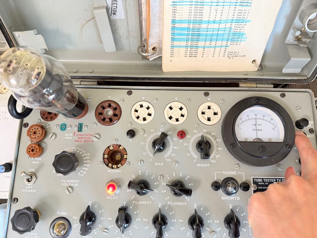 5U4G VT-244 JAN-CNU　真空管 NATIONAL UNION1本