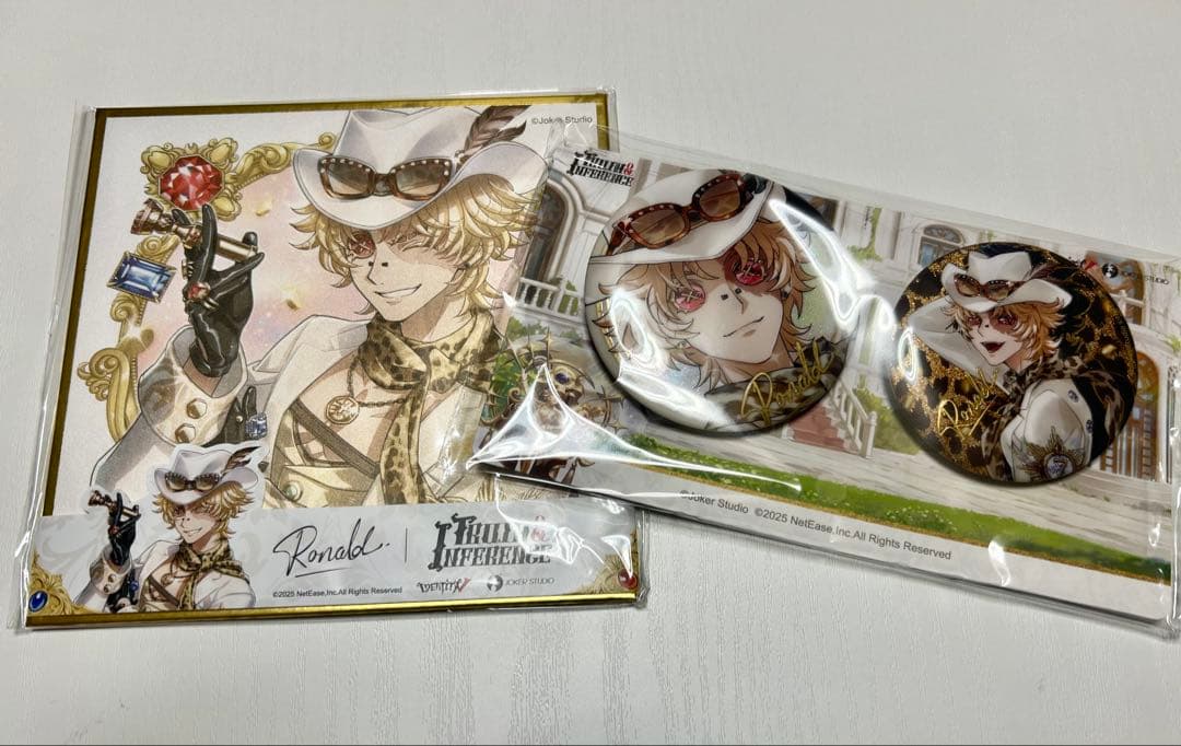 第五人格　7周年オフラインパック　探鉱者　コード　未使用　色紙、缶バッチ