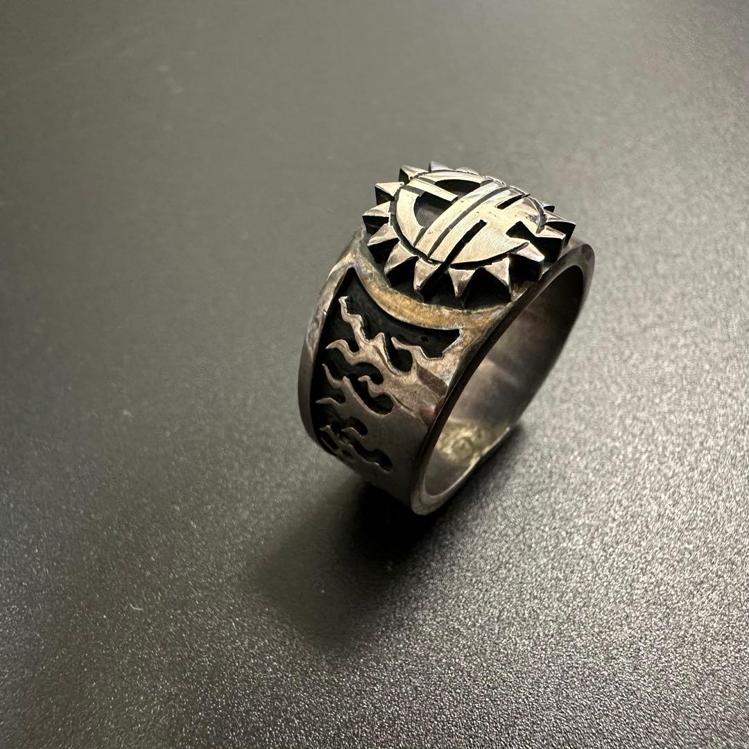 Hopi Charleston Lewis 3D サンフェイス リング 19号