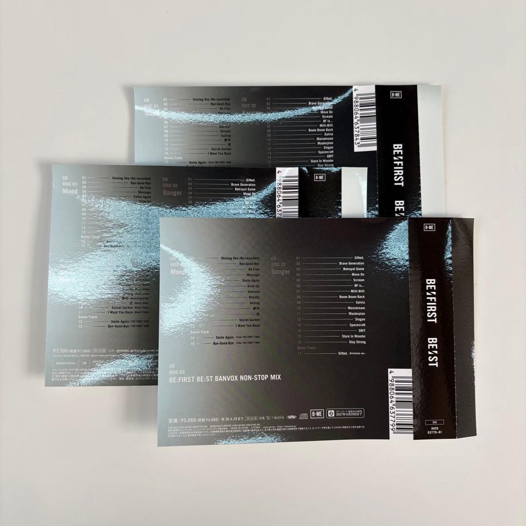 BE:FIRST BE:ST アルバム Blu-ray 3形態