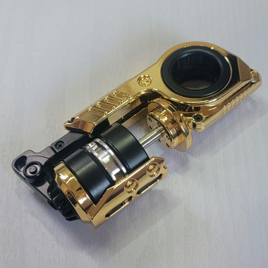 新品 フィジェットトイ スタングレネード 音叉内蔵 EDC スライダー ゴールド