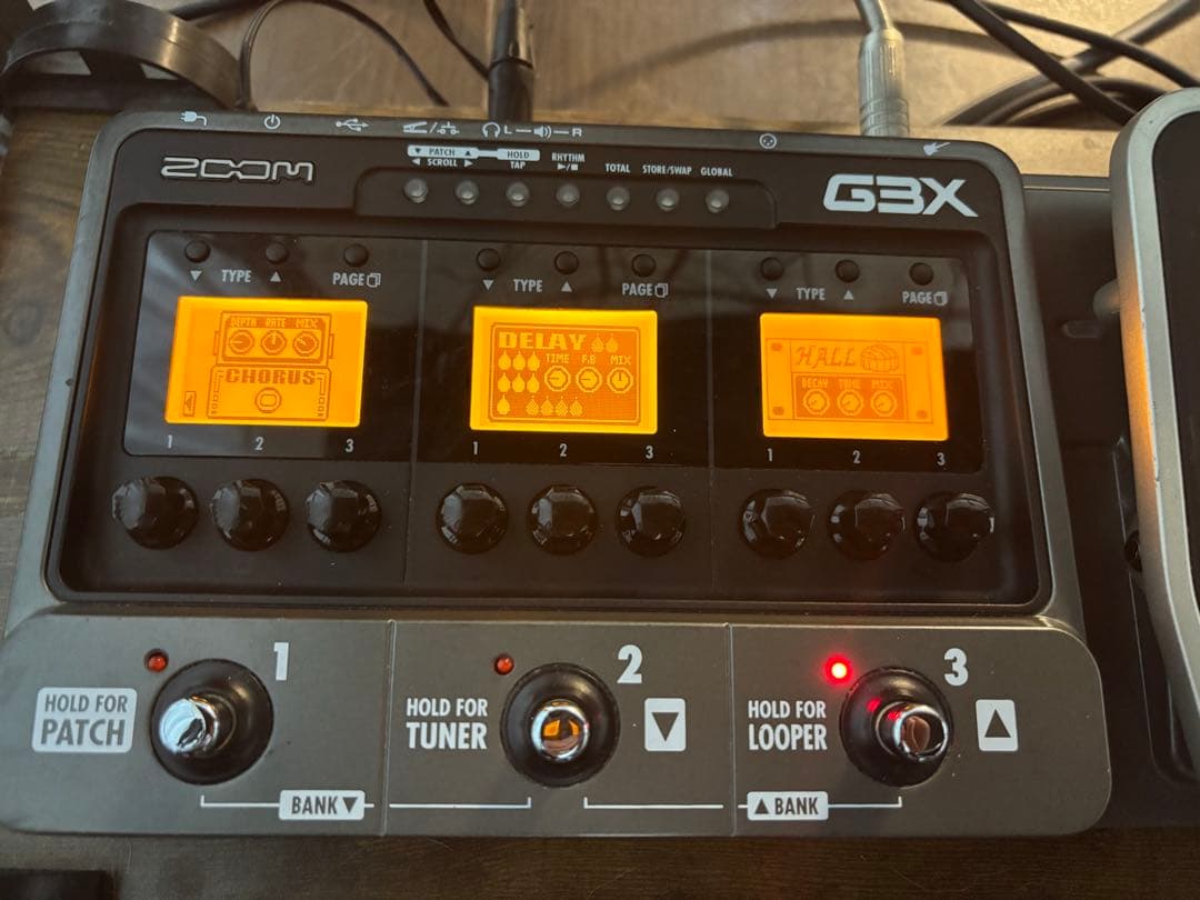 【即日配送】ZOOM G3X ギターエフェクター アダプター付き