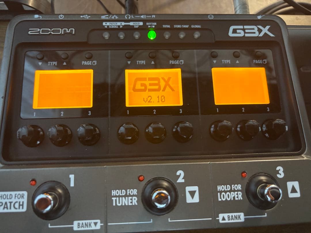 【即日配送】ZOOM G3X ギターエフェクター アダプター付き