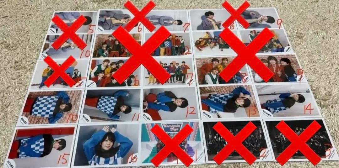 【バラ売り希望値段提示可、定価以下】なにわ男子 公式写真 まとめ売り 179枚