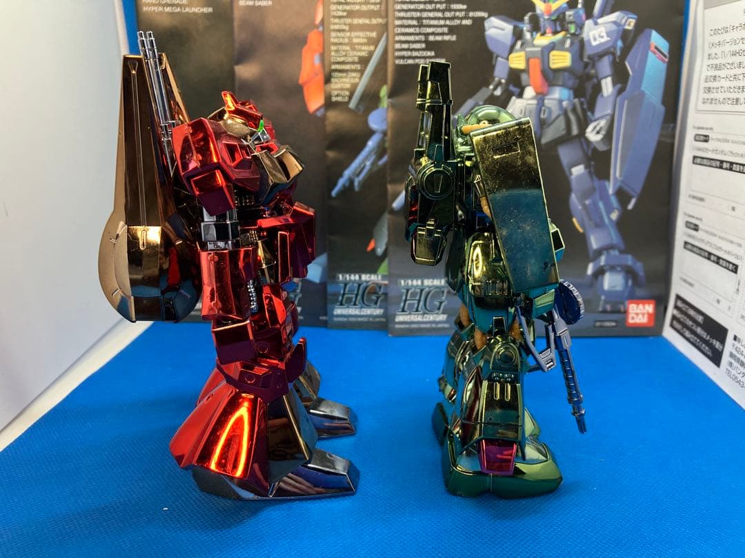 HG 1/144 Z ガンダム　メッキ　バージョン　ザク　リック　ディアス