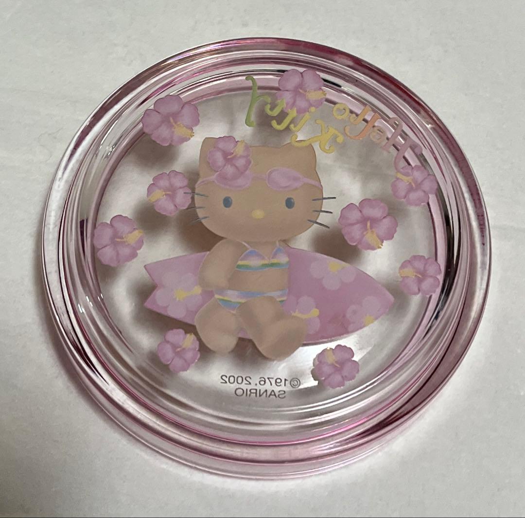 ハローキティ　ガングロ　ヒヤケ　小物入れ　陶器　2002 当時物　レア