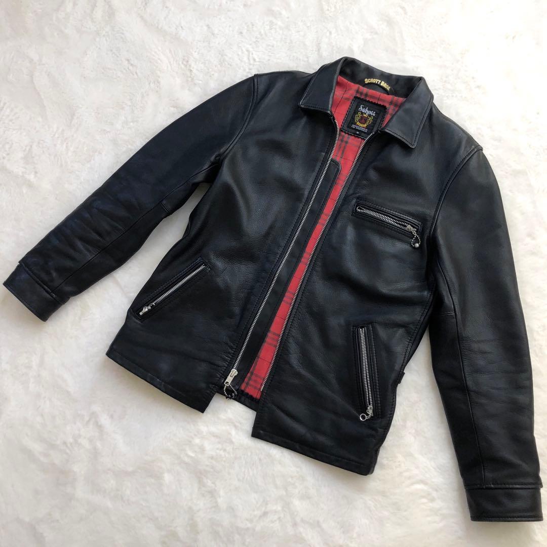 【美品】Schott ショット クラッシック トラック レザージャケット　牛革