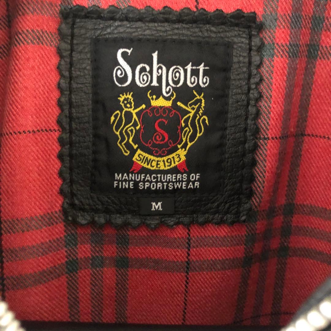 【美品】Schott ショット クラッシック トラック レザージャケット　牛革