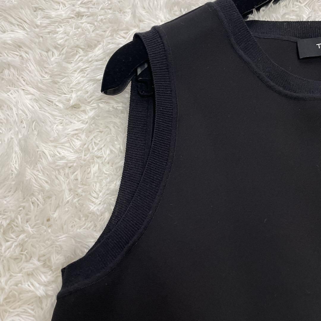 完売品✨美品 22SS Theory スリーブレス クルーネック シェルトップス