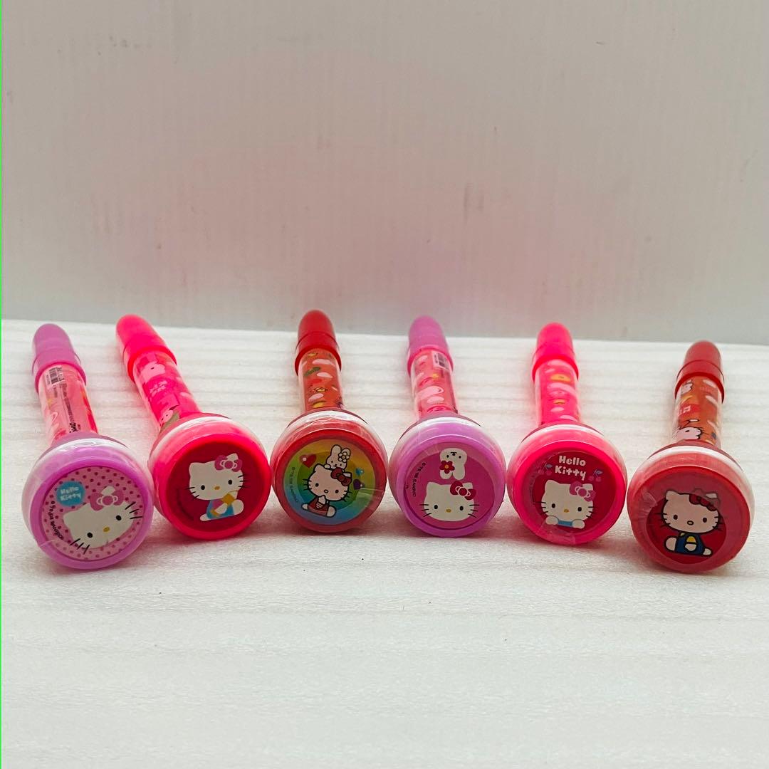 【韓国製】ハローキティ バブルスタンプペン 24本ディスプレイ付き 2008年製