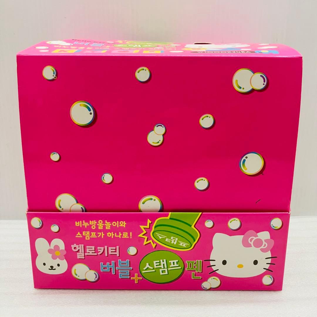 【韓国製】ハローキティ バブルスタンプペン 24本ディスプレイ付き 2008年製