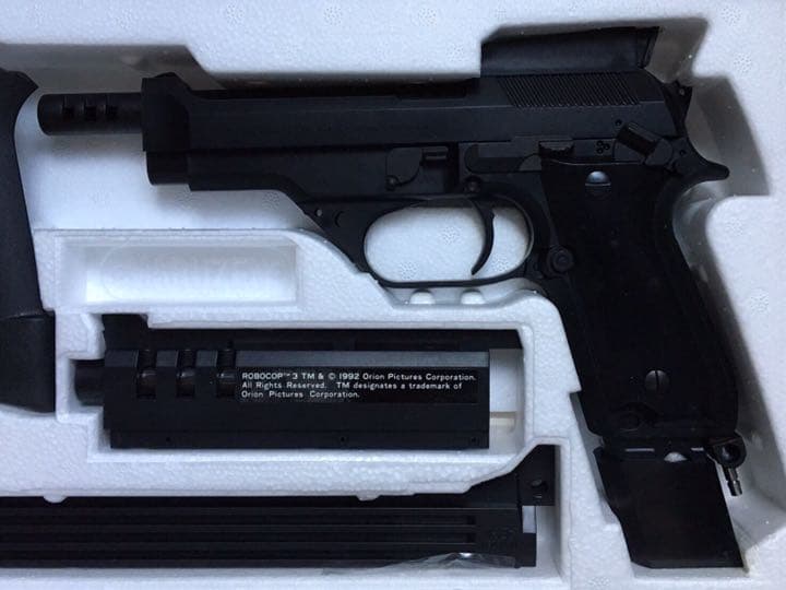完全未使用品 ヴィンテージ 当時物 マルゼン ロボコップ3 オート9 ガスガン