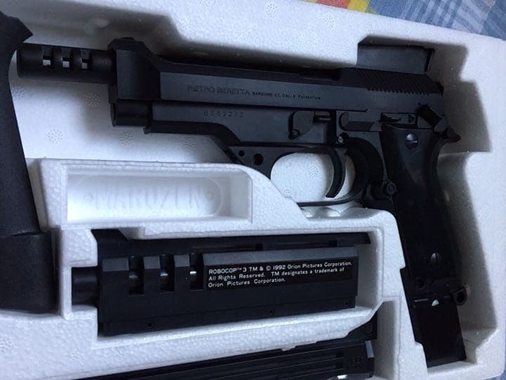 完全未使用品 ヴィンテージ 当時物 マルゼン ロボコップ3 オート9 ガスガン