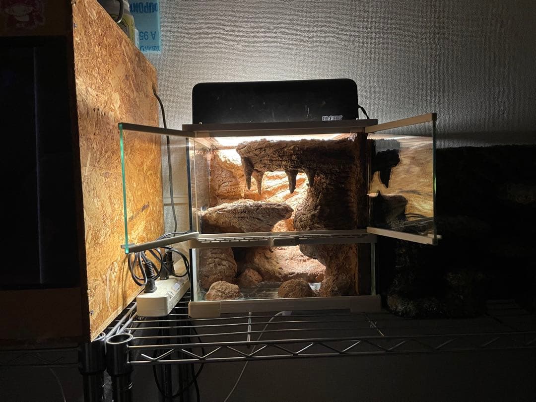 爬虫類レイアウト用品　爬虫類ケージ　ジオスペース