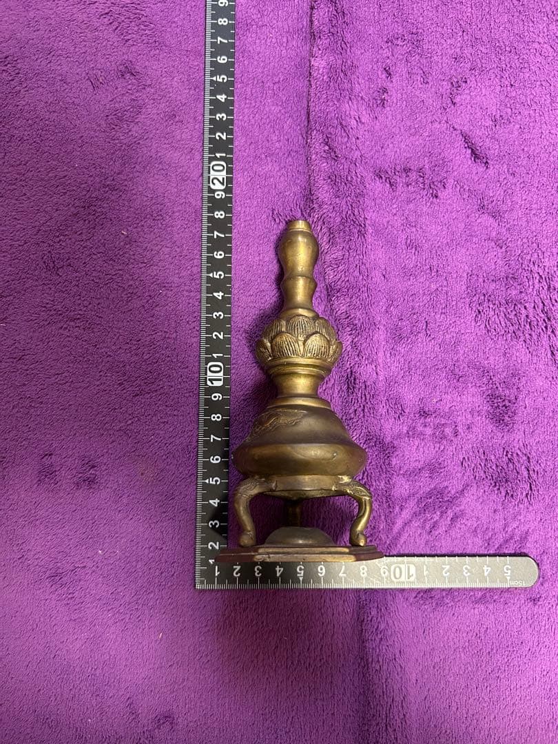 金属工芸 ロウソク立て 仏具 仏教美術 インテリア オブジェ