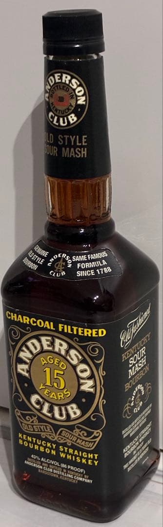 ANDERSON CLUB 15年 バーボンウイスキー 750ml