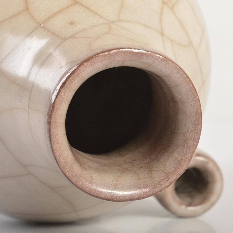 中国　哥釉　貫耳　葫蘆瓶　C　7293E