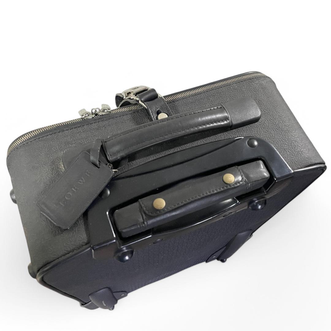 LOEWE キャリーケース　リピート　アナグラム　キャスター　鍵付き