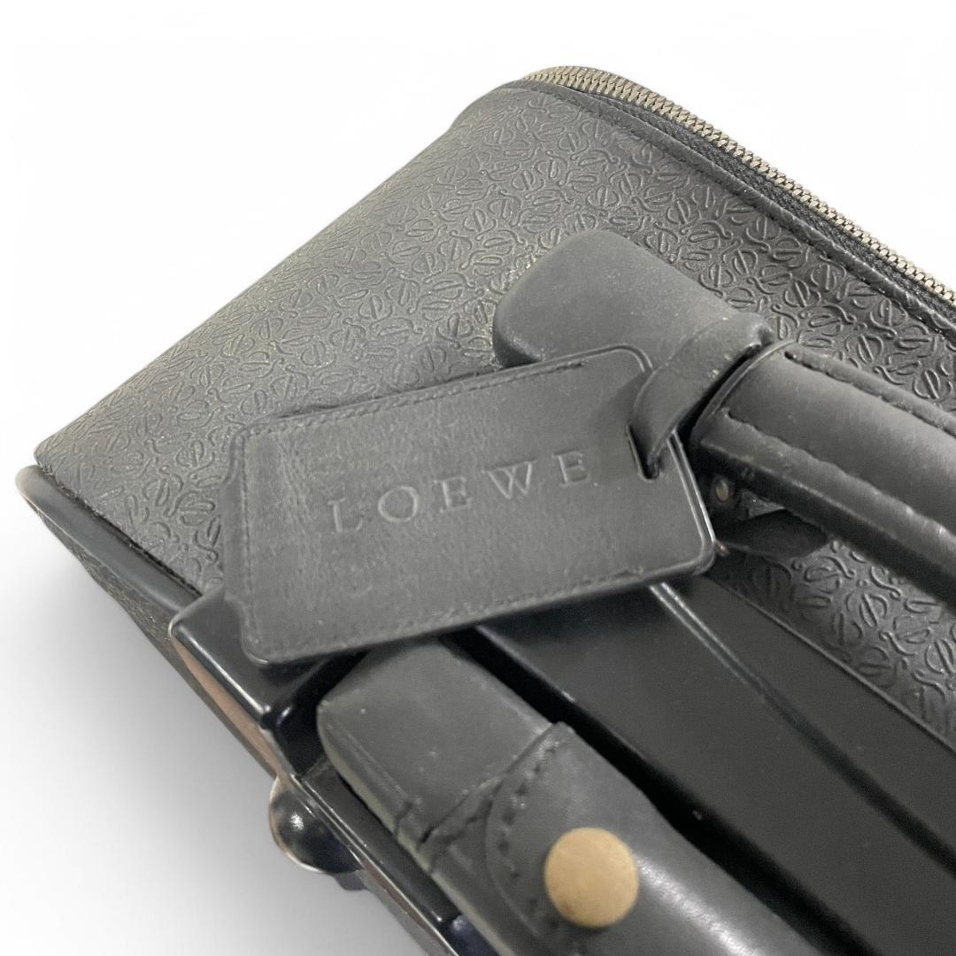 LOEWE キャリーケース　リピート　アナグラム　キャスター　鍵付き