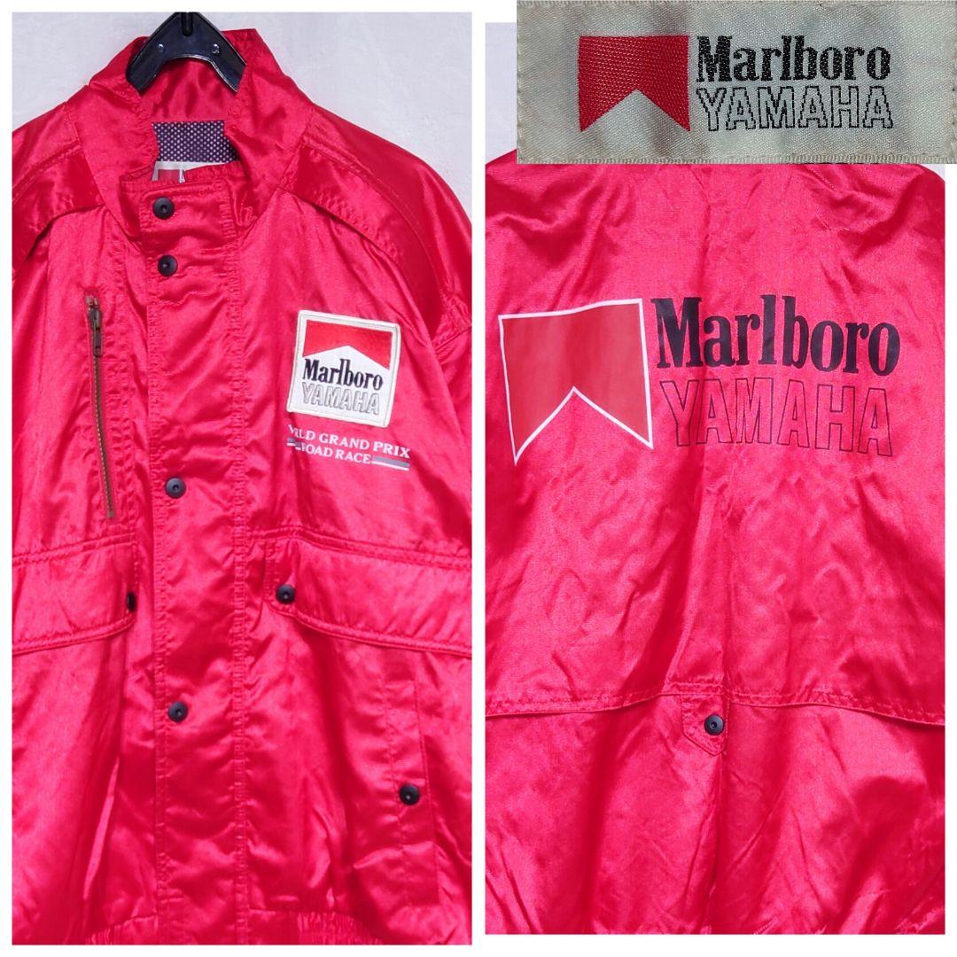 希少 Marlboro YAMAHA レーシングジャケット ブルゾン ジャンパー