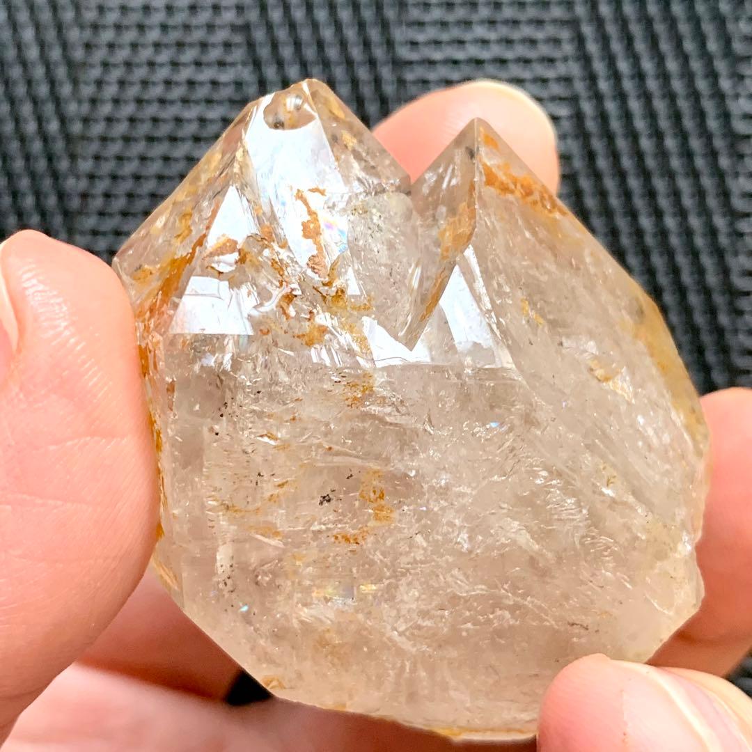 Big3フェンスタークォーツ/肉厚うるキラ！虹入り