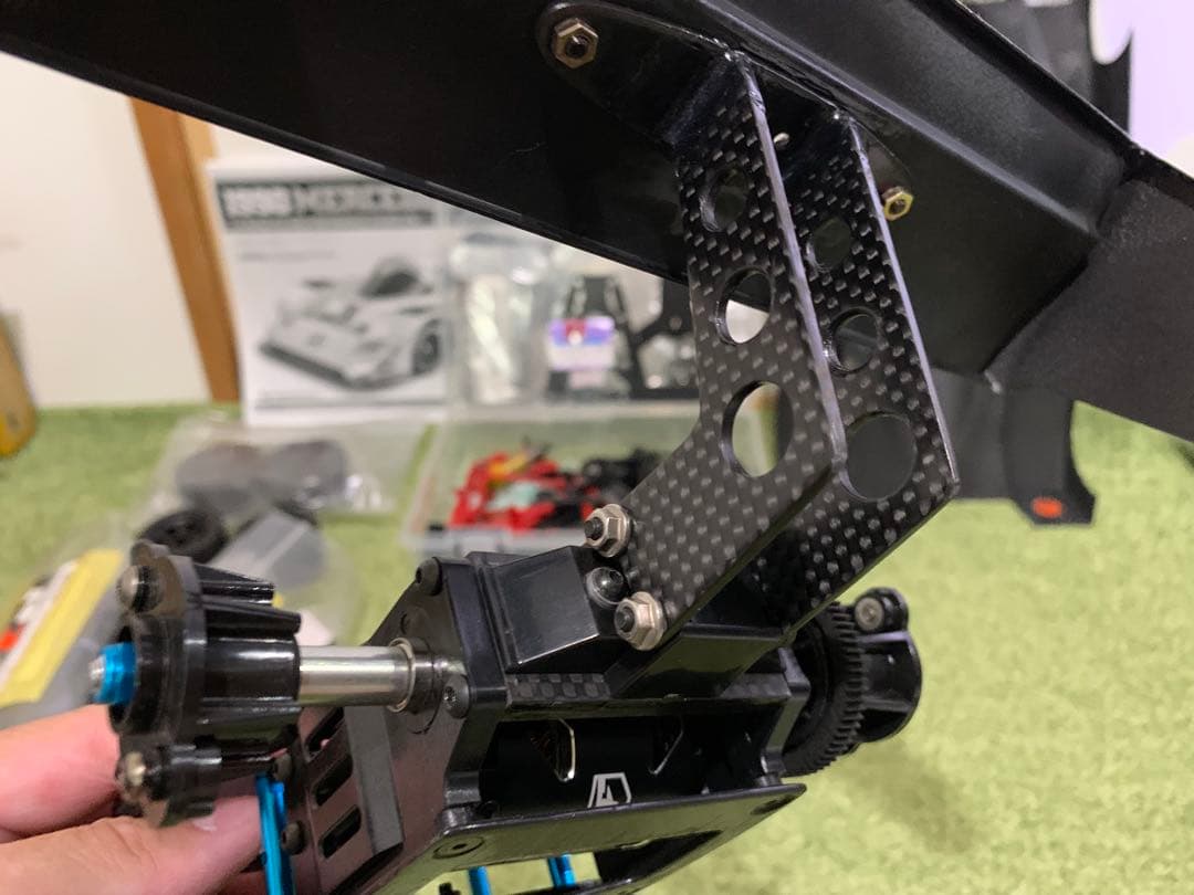 タミヤCカー★メルセデス★カスタムカーボン、サーボ、ブラシレス、スペアパーツ付き