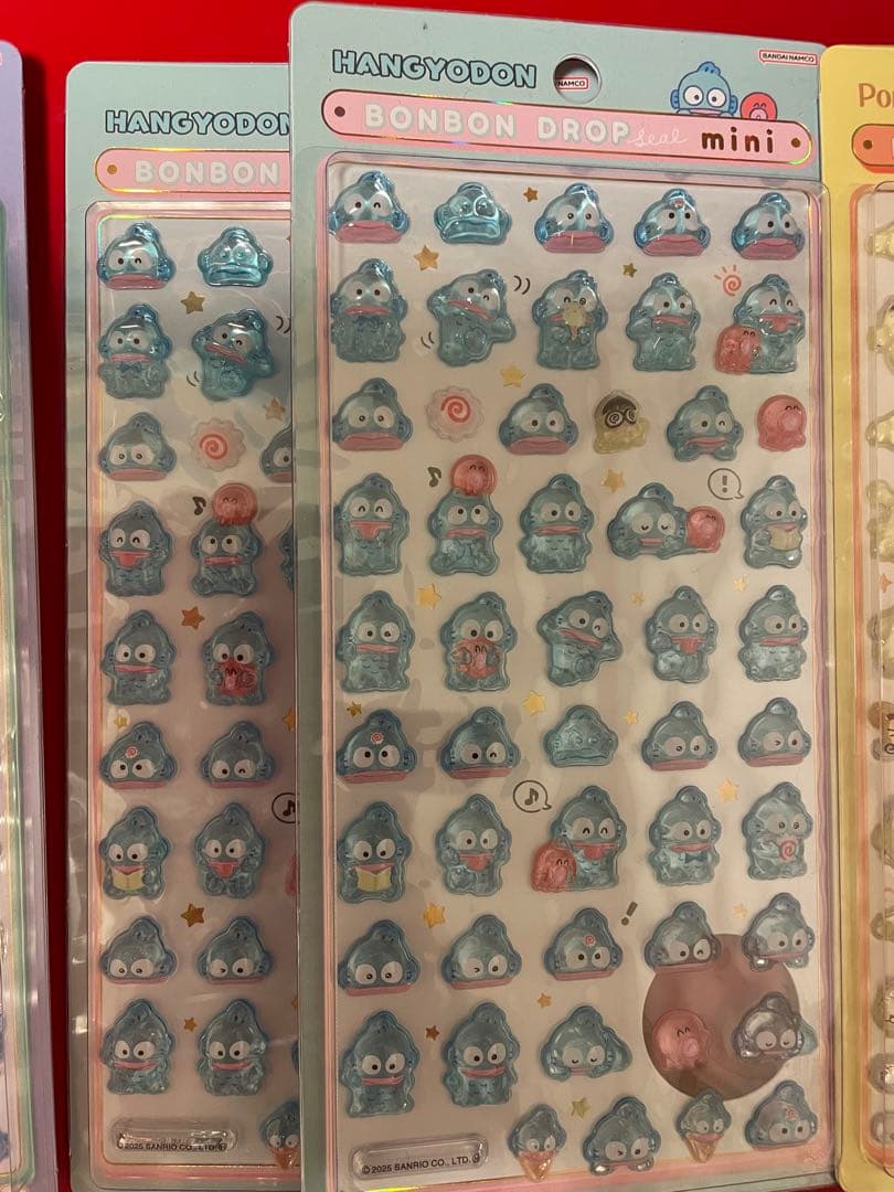 『正規品』たまごっちボンボンドロップシール　サンリオミニしずくちゃんミニ 16枚