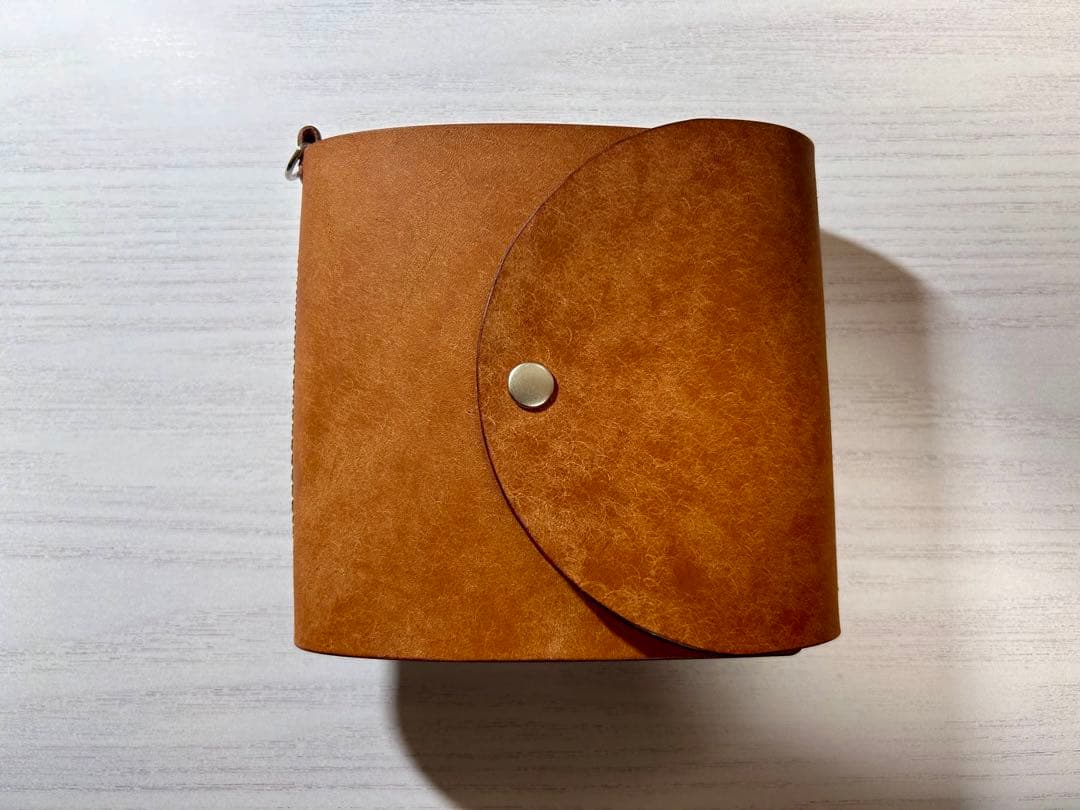 【M5スクエア】システム手帳　イタリアンレザー　ハンドメイド